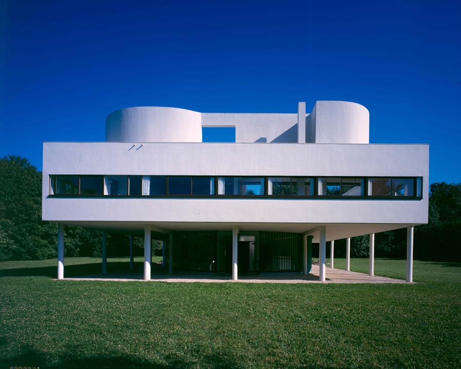 Le Corbusier - ผลงานชิ้นโบว์แดง - La Villa Savoye บ้านในอุดมคติสมัยใหม่