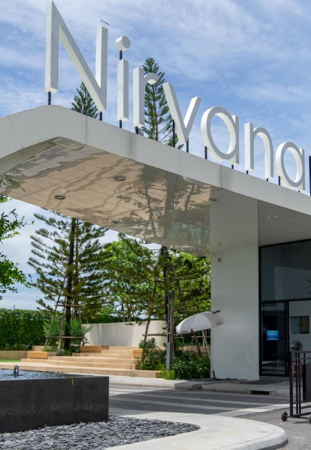 Nirvana BEYOND-Nirvana BEYOND Bangna-Att u park- ประตูรั้วแบบเปิด-ปิด พร้อมระบบ Bluetooth +ทางเข้าโครงการ 2 ทาง