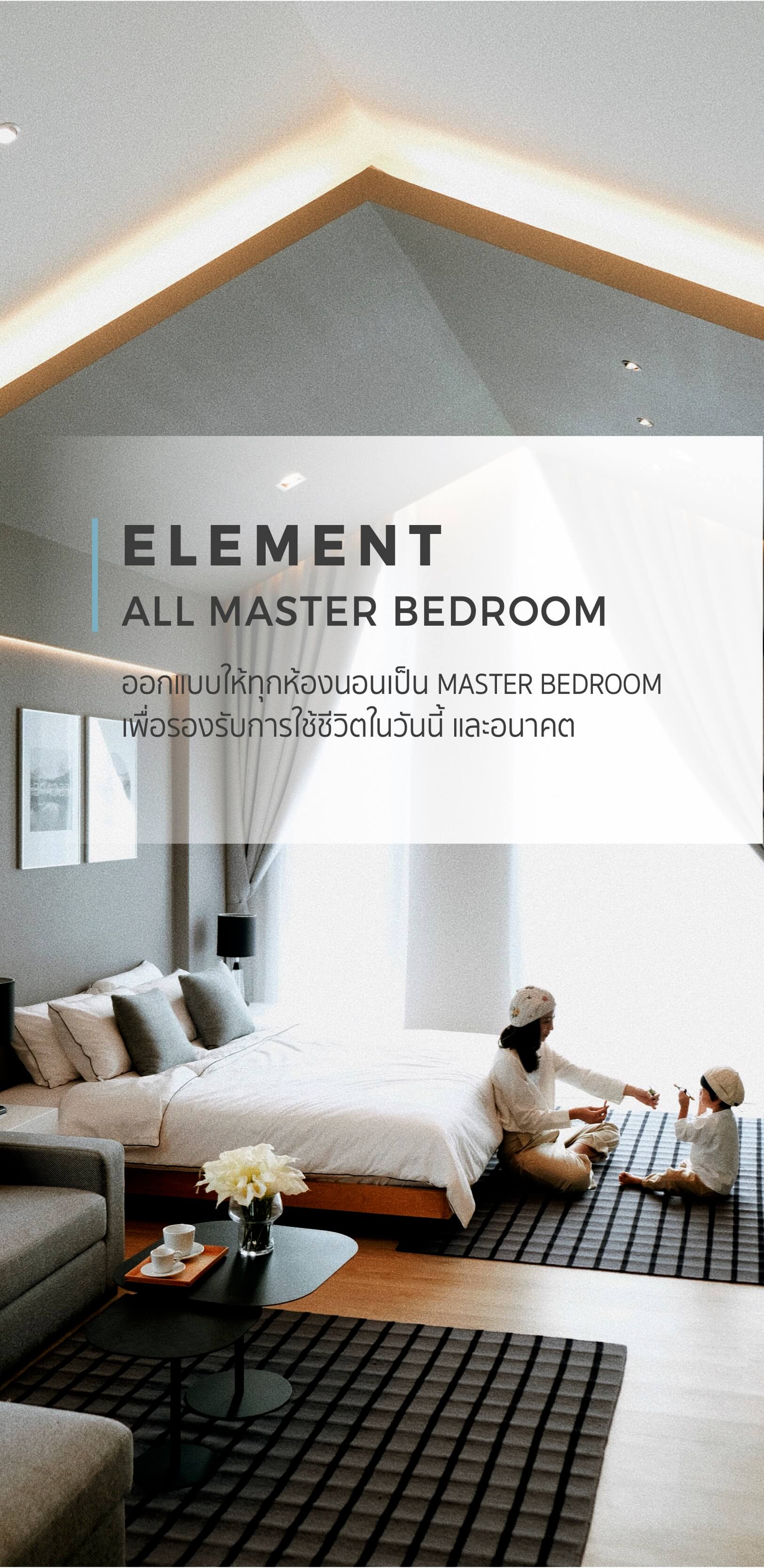 Nirvana ELEMENT-Nirvana ELEMENT Bangna-ALL MASTER BEDROOM ALL MASTER BEDROOM